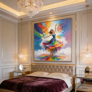 <span class=keywords><strong>Tableau</strong></span> mural en toile d'huile sur bois fait main, peinture numérique originale moderne et minimaliste pour salon, décoration intérieure, <span class=keywords><strong>tableau</strong></span> mural <span class=keywords><strong>pas</strong></span> <span class=keywords><strong>cher</strong></span> - Product Image 6