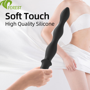 هزاز شرجي مقاوم للماء بـ10 سرعات من تي تي فورست، خرزات شرجية، قابس مرن من السيليكون، مدلك للبروستاتا للرجال/النساء - Product Image 1