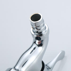 Grifo de Lavabo Chenlu de Latón con una Sola Manija, Conector de Tubería de 20 mm, Grifo Exterior de Montaje en Cubierta - Product Image 1