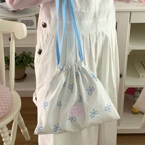 Wholesale Bow Pattern Canvas Cotton <b>Drawstring</b> <b>Pouch</b> Eco Friendly Gift <b>Drawstring</b> Bag Reusable Cotton Canvas <b>Drawstring</b> Bag - Product Image 6