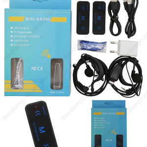 Fashion LEI XEN VV-108 Super <b>Mini</b> 0.5W USB Powered Walkie Talkie 16CH Two Way Kids <b>Radio</b> Earpieces UHF Frequency IPX-1 Water - Product Image 3