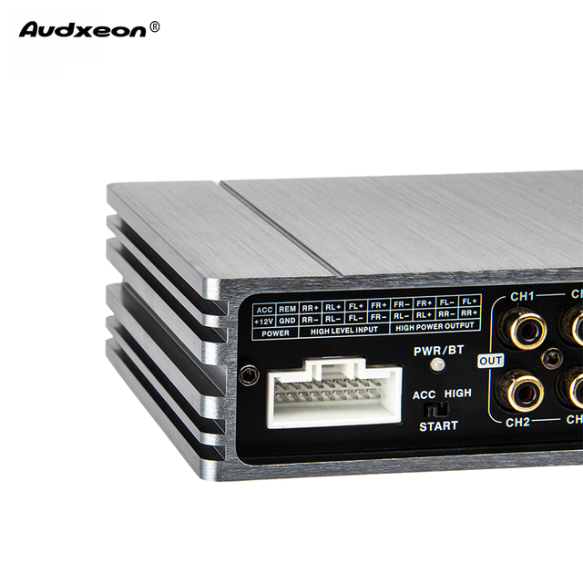 DSP Car Audio 6CH Processor with 4 Channel Car Amplifier Class AB 4x50W Japan AKM Sound Quality Amp for Car
