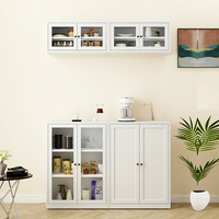 Meuble en acier en verre pour vitrine de salon avec porte en fer armoire de bibliothèque de salon