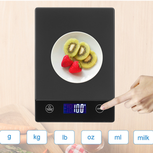 Household Bakery Tempered Glass Keukenweegschaal Oplaadbaar Rechargeable Weighing <strong>Digital</strong> Food <strong>Scale</strong> <strong>Kitchen</strong> <strong>Scales</strong> Electronic