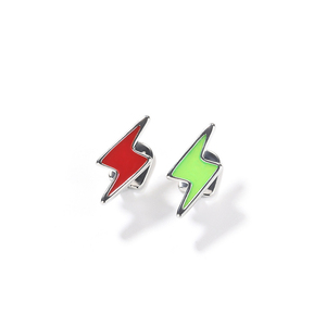 Blues nouveau style coloré dents simples Grillz rouge vert foudre Grillz femmes hommes bijoux de corps en gros - Product Image 2