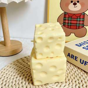 Jouet en forme de fromage géant transparent et souple Vaseline, amusant, sans expansion, pour satisfaire les enfants, idéal pour les fêtes - Product Image 4