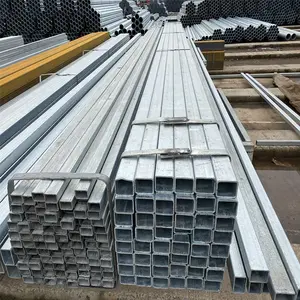 1ft 4130 Galvanized Formed Seamless Square Steel Pipe Q235b 100*100 Galvanized Steel Square Pipe