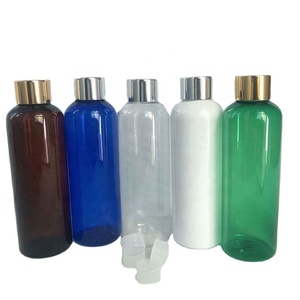 Empty Hair Conditioner Shampoo Pump <b>Bottle</b> 100ml 150ml 250ml 500ml Black clear Plastic <b>Bottle</b> With Gold Black White Disc Cap - Product Image 2