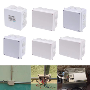 Boîtier <span class=keywords><strong>de</strong></span> jonction étanche IP65, boîte <span class=keywords><strong>de</strong></span> dérivation <span class=keywords><strong>de</strong></span> câbles, séparateur <span class=keywords><strong>de</strong></span> fils électriques <span class=keywords><strong>avec</strong></span> bouchon en caoutchouc pour projets <span class=keywords><strong>de</strong></span> bricolage en extérieur - Product Image 5