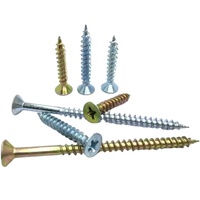 Vis pour panneaux de fibres MDF DIN7505 de Chine / Vis à tête fraisée double Pozi / Vis Spax / Vis pour agglomérat