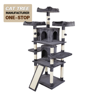 Nhà sản xuất bán buôn lớn tháp chung cư mèo cây scratcher - Product Image 1