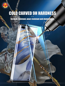 Convient à tous les modèles de téléphones à écran incurvé, anti-reflets, HD clair, dureté 9H, ultra-fin, couverture complète, verre trempé anti-statique, anti-rayures - Product Image 5