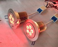 Luz LED de Techo RGBW 4 en 1 de 24V DC 40W DMX/Wifi/RF, Moderna, para Sala de Estar, de Aluminio, con Control Remoto y App, Certificación CE y RoHS