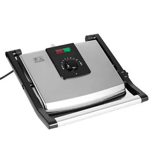 Avec plateau d'égouttage Family-sized Best Steak Grill Machine Indoor Grill and Griddle 2021 High-end Cast Aluminium Black Electric OEM 220