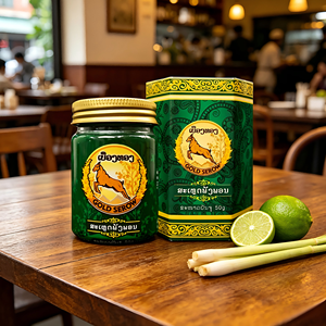 ยาหม่องสมุนไพรสีเขียวโกลด์เซโรว์ บาล์มบำรุงผิวอเนกประสงค์ บรรเทาอาการฟกช้ำ ปวดเมื่อย และนวดผ่อนคลายทุกวัน - Product Image 6