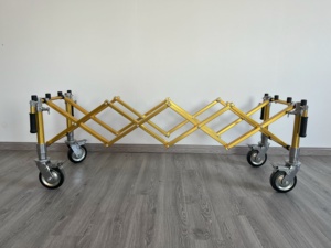 รถเข็นโลงศพ XH-5A B&R คุณภาพสูง สไตล์ยุโรป ผลิตจากอลูมิเนียมอัลลอยด์ รับน้ำหนักได้ 450 กก. พร้อมส่ง สำหรับงานศพ - Product Image 2