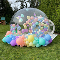 Popup géant gonflable bulle maison étoile conception bulle dôme jardin graduation ballon bulle maison PVC