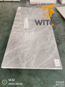 UVコーティング大理石シートPVC高光沢PVC UV大理石パネル - Product Image 4