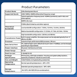 Ac988 Lora ban phát triển thu phát dữ liệu không dây tiêu thụ điện năng thấp hiệu suất cao đa băng tần Internet của sự vật - Product Image 6