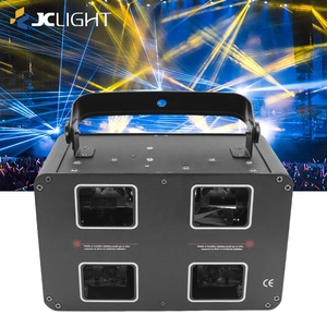 Mini Proiettore Laser a 4 Teste, 4 Occhi e 4 Fori per DJ, Doppio Strato, Full Color RGB+Giallo per <span class=keywords><strong>Discoteca</strong></span> e Club - Product Image 4