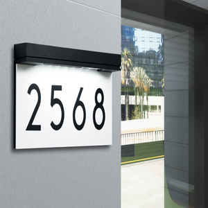 Numéro <span class=keywords><strong>de</strong></span> <span class=keywords><strong>maison</strong></span> Panneau d'adresse à énergie solaire Plaque <span class=keywords><strong>de</strong></span> porte extérieure en métal illuminée par LED Numéro <span class=keywords><strong>de</strong></span> <span class=keywords><strong>maison</strong></span> éclairé <span class=keywords><strong>pour</strong></span> la <span class=keywords><strong>maison</strong></span> Yard Street - Product Image 3