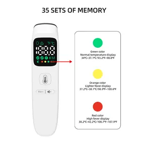 Thermomètre médical à infrarouges, appareil frontal intelligent, sans Contact, pour la fièvre, 1 unité