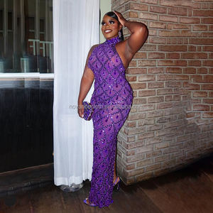 Novance Y2360-J Vestido Longo De Dresses 2025 tırmanmak elmas mor resmi elbise balo zarif kadın giyim elbiseler düğün - Product Image 1