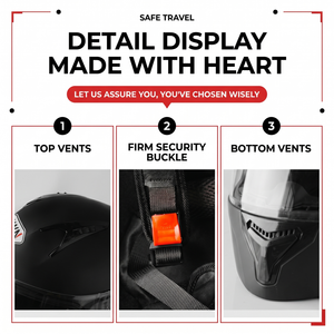 <span class=keywords><strong>Casco</strong></span> de <span class=keywords><strong>Moto</strong></span> Abatible con Doble Visera Antivaho, Protección Solar, Transpirable, <span class=keywords><strong>Modular</strong></span>, para Hombre y <span class=keywords><strong>Mujer</strong></span> - Product Image 6