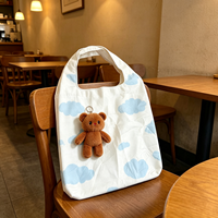 Sac en peluche personnalisé mignon et fonctionnel, sac en peluche portable, durable, léger, pliable, écologique, réutilisable, jouets en peluche personnalisés