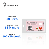 ZenMeasure BLE Moniteur de Chaîne du Froid Étanche IP67 Suivi en Temps Réel de Température et d'Humidité pour Aliments Frais Capteur de Température