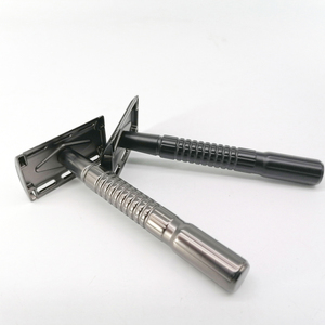 Maquinilla de afeitar DE SEGURIDAD DE Metal, hoja de doble filo de acero inoxidable, tradicional - Product Image 6