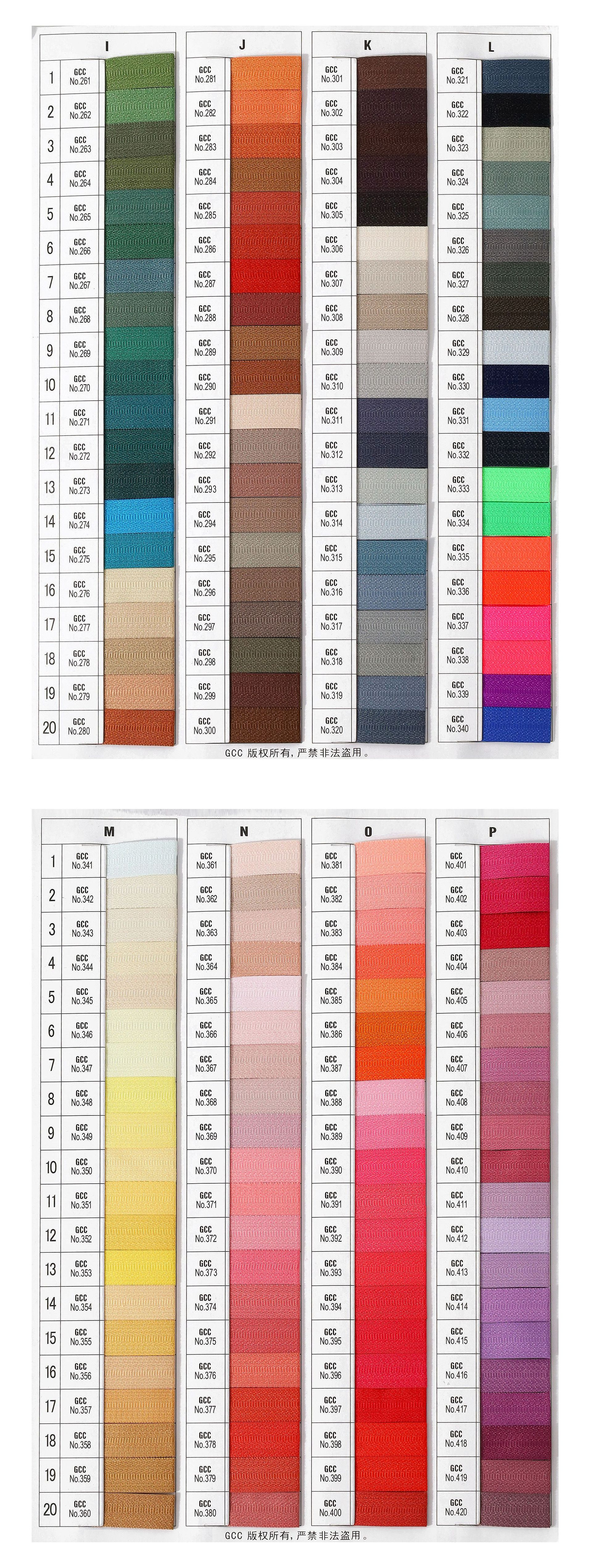 zipper tape color 3