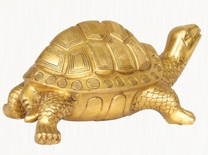 2025 latón puro chino Feng Shui oro tortuga China estatuilla cobre Fengshui Buda artículos chino tortuga de la suerte estatuas de dragón - Product Image 5
