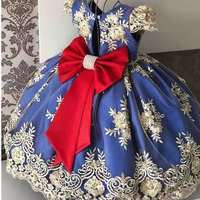 Robe de fête pour bébé fille 2018, robes pour enfants, dentelle, service ODM, design en forme de A, polyester/coton respirant pour 0-2 ans