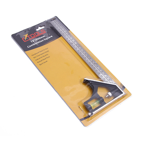 Hot Sale 300mm Multi-function Aluminum Triangle Ruler Combination <strong>Square</strong>