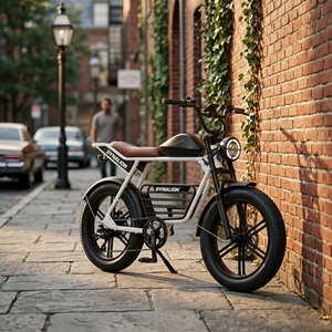 <span class=keywords><strong>Vélo</strong></span> électrique à pneus larges 7 vitesses, E-bike tout-terrain pour la conduite en cross-country et les loisirs - Product Image 3