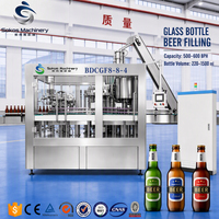 Machine de remplissage isobare de bière Sokos, ligne de production de remplissage de bière en bouteille de verre pour usine de mise en bouteille de bière