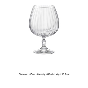 Verre à vin Bormioli Rocco Cognac America 65 cl, fournitures de bar pour restaurants, hôtels, vente en gros - Product Image 3