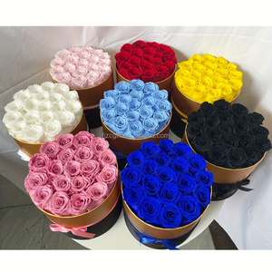 Wholesale Valentine <strong>Luxury</strong> Gift Preserved <strong>Flower</strong> <strong>Box</strong> Everlasting Ins Venus Style Preserved Rose in Gift <strong>Box</strong> - Product Image 1