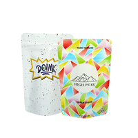 Paquets en mylar à fermeture éclair anti-odeurs avec impression numérique personnalisée sacs d'emballage en mylar pour bonbons gélifiés comestibles