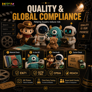 Juguetes de Peluche Personalizados de Películas Más Vendidos para Promociones de Lanzamiento de Contenido en Streaming, Materiales Ecológicos, Marca Privada, Venta al Por Mayor con MOQ Bajo - Product Image 3