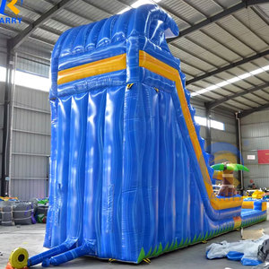 Dimensioni personalizzabili colorato di grado commerciale in PVC scivolo d'acqua gonfiabile <span class=keywords><strong>con</strong></span> <span class=keywords><strong>piscina</strong></span> gonfiabile castello di acqua casa di salto - Product Image 5