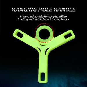 Nuevo <span class=keywords><strong>Terble</strong></span> Hook Protector Triple Cross Hook Gancho de pesca Mangas de accesorios a granel - Product Image 4