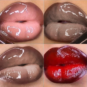 Gloss à lèvres brillant naturel végétalien biologique avec logo personnalisé, saveurs de fruits, cosmétiques, maquillage, fournisseur - Product Image 2