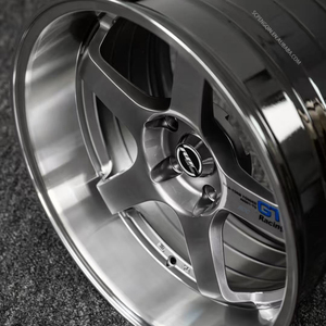 ล้อแม็กซ์ ROC Wholesale GT Racing ขนาด 15 16 17 18 นิ้ว ล้ออัลลอย 5 ก้าน ดีไซน์ <span class=keywords><strong>JDM</strong></span> ขอบลึก 4 รู 100 5 รู 100 5 รู 114.3 ผลิตด้วยวิธี Flow Forming - Product Image 2