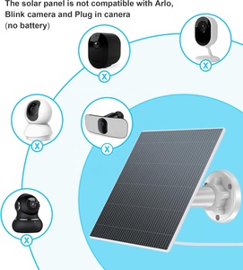 5W PET <b>Solar</b> Panel USB Type-C Port Waterproof with Bracket for Outdoor <b>Solar</b> Monitoring <b>Security</b> <b>Camera</b> Battery System - Product Image 5
