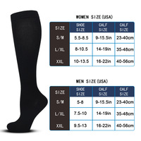 Nouvelles chaussettes de sport anti-odeur en jacquard avec logo, hauteur genou, en maille, à compression en cuivre, pour le printemps