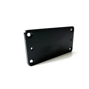 High Quality Black anodized low price cnc machining parts precision plate for outdoor fishing