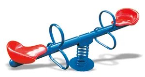 유치원 봄 시소 어린이 야외 장난감 흔들 더블 시소 야외 공원 놀이 장비