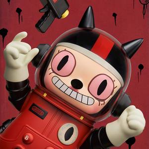 POPMART MEGA SPACE MOLLY 400% Gary Baseman, Figura de Acción de PVC Auténtica de Anime, Escala 1/12, Decoración del Hogar, Cajas Misteriosas - Product Image 6